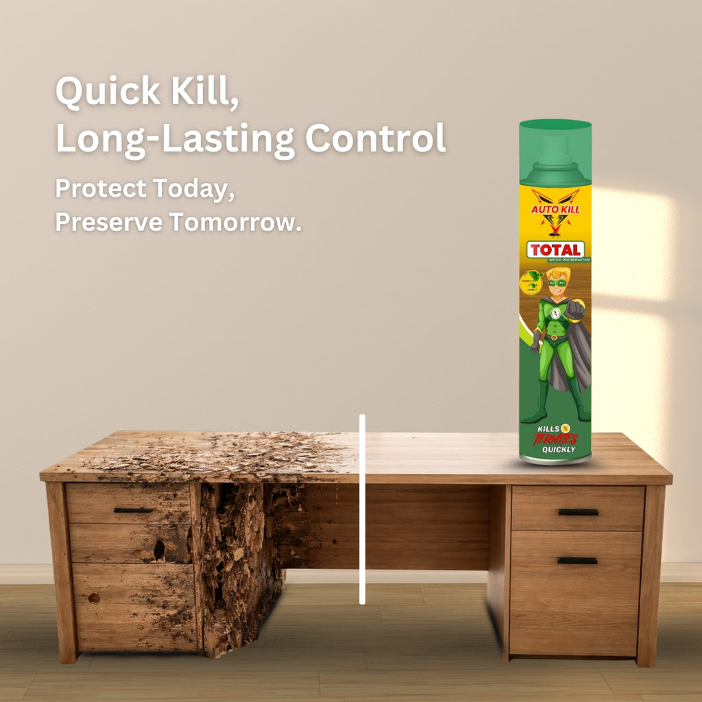 Autokill Complete Pest Control Kit - Mosquito & Fly Spray, Termite Killer Spray & Anti-Roach Gel | 3-in-1 Home Protection Pack